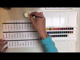 Colour Chart Cotman Water Colours Winsor Newton