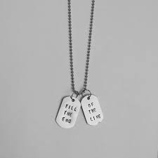 I Am With You Till The End Of The Line I M With You Till The End Of The Line Captain America The Winter Soldier Steve Rogers Bucky Barnes Handstamped Dog Tag Neckla Bucky Marvel Jack Morrison
