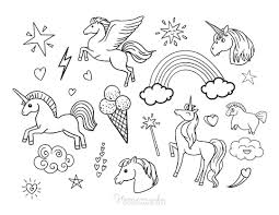 75 Magical Unicorn Coloring Pages For Kids Adults Free Printables Unicorn Coloring Pages Coloring Pages Love Coloring Pages