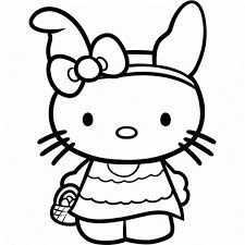 Hello kitty birthday coloring pages to print. Free Printable Hello Kitty Coloring Pages Coloring Home