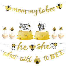 See more ideas about bumble bee decorations, bee party, bee baby shower. Mommy To Be Banner Bumble Bee Theme Boy Girl Baby Shower Party Decoration Supply Bumble Bee Baby Shower Banner Gender Reveal Party Decorations Mama To Be Toys Games Banners
