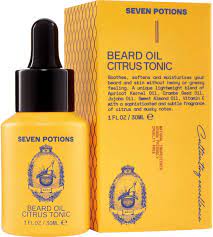 Amazon Com Beard Oil 1 Fl Oz By Seven Potions Gentle Beard Softener Stops Beard Itch 100 Natural Organic Beard Conditioning Oil With Citrus Scent Jojoba Oil Citrus Tonic Beauty