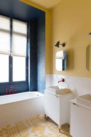 Chevron bathroom yellow grey bathroom bathroom colors chevron bathroom decor master decor college bathroom decor yellow decor yellow product description: 25 Fun Colorful Bathroom Decor Ideas Digsdigs
