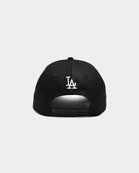 New Era Los Angeles Dodgers Drip Logo 9forty A Frame Snapback Black Drip Logo New Era Snapback