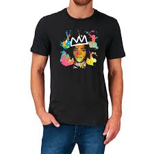 Jean Michel Basquiat T Shirt Graffiti New York High Quality Custom Printed Tops Hipster Tees T Shirt Selling T Shirts Vintage T Shirts Sale From Eleanosstore 24 2 Dhgate Com