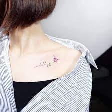Floral Collarbone Design By Tattooist Ida Shoulder Tattoo Minimalist Tattoo Small Shoulder Tattoos