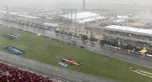 Rain delays and, eventually, a race. Geico 500 At Talladega Superspeedway Postponed Mrn