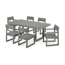 Shop sam's club for dining tables and dining table and chair sets. Polywood Edge 7 Piece Dining Set Pws552 1 Polywood Official Store