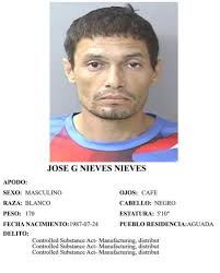 Policía de Puerto Rico: Arresto de José G. Nieves Nieves por venta de drogas