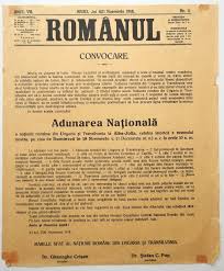 Sărbătoarea comemorează adunarea de la alba iulia și unirea provinciilor transilvania, banat, crișana, maramureș și sătmar cu regatul româniei. Unirea Transilvaniei Banatului CriÈ™anei È™i MaramureÈ™ului Cu Romania Marea Unire Ambasada Romaniei In Republica ItalianÄƒ