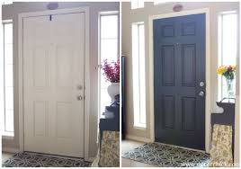 Interior Color Scheme Tan Walls White Trim Black Painted Door Painted Interior Doors Interior Door Colors Painted Front Doors