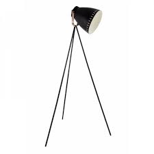 Stehleuchte Retro Orange Stehlampe Brauner Schirm Stehlampe