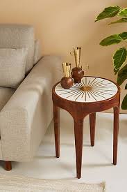 New Home And Furniture Decor For Fall Anthropologie Round Side Table Unique End Tables Side Table