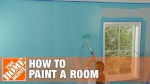How to paint walls using a brush. How To Paint A Room Painting Tips The Home Depot Youtube