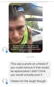 Ha! We got pranked : ( What's the...