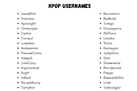 Bio, icons, user ideas etc. Kpop Usernames 200 Aesthetic And Cute Nicknames For Kpop