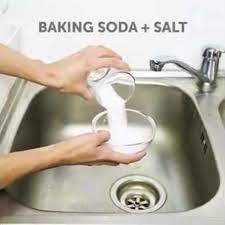 It's okay if some of the baking soda doesn't make it directly down the drain, as it can be washed down with the vinegar. Baking Soda With Salt Drain Cleaner My Decorative