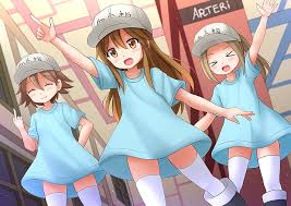Platelets often assemble in groups and support each other, bringing comfort and relief to the other cells in the body. Hd Wallpaper Anime Cells At Work Hataraku Saibou Platelet Cells At Work Wallpaper Flare
