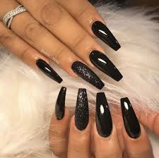 Black Acrylic Nail Designs Pin By Egypt On Nagels Cute Acrylic Nail Designs Black Acrylic Nails Cute Acrylic Nails