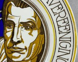 N.V. De Sphinx, Petrus Regout & Co. MAASTRICH, Memorial Plate 'nederlandsch  Verbond Van Vakvereenigingen', 1931