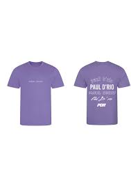 PROMO TOP: Series Two Lavender Paul D'rio Logo T-shirt