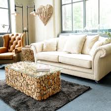 This very contemporary table can be as big or small as you we had a coffee table in mind. Driftwood Coffee Table Glass Top 110cm Rectangular Beachcomber