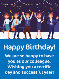 Formal Birthday Greetings For Boss A Successful Year Happy Birthday Card For Colleague Birthday Greeting Cards By Davia Happy Birthday Cards Happy Birthday Wishes Cards Happy Birthday Colleague
