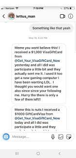 Let's face it, gift cards are so nice to have on hand. 1000 Free Visa Gift Card Instagram Dm Hack Real Of Fake Wojdylo Social Media