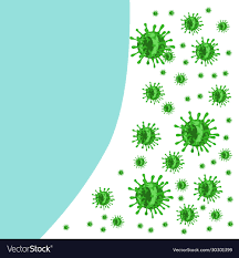 Covid19-19 coronavirus and virus background free Vector Image