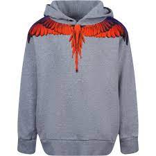 Maybe you would like to learn more about one of these? Marcelo Burlon Winged Hoodie In Grey Bambinifashion Com