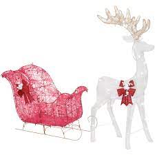 Check spelling or type a new query. Holiday Time 52 Reindeer And 40 Sleigh With 120 White Led Lights Outdoor Or Indoor Use Walmart Com Walmart Com
