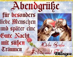 Du möchtest einem besonderen menschen auf besondere art gute. Liebe Abendgrusse Fur Euch Katzen Herzbewohner Facebook