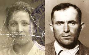 Sara Baron nee Delo (1890-?) and her husband Iser Baron (1895-1940).  Parents of Benzel (1923-1944), Gutel (1924-2007) and Feiga (1926-). Sofija  Baron