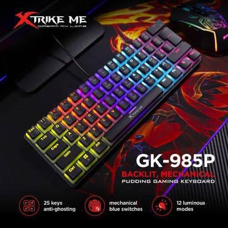 NK - XTRIKE ME Wired Mechanical Keyboard GK-985P =19$ | Facebook
