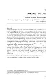 Only customers who have been approved to. Pdf Printable Solar Cells