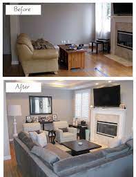 Useful furniture arranging tricks for a small living room. How To Efficiently Arrange The Furniture In A Small Living Room Small Living Rooms Livingroom Layout Living Room Remodel