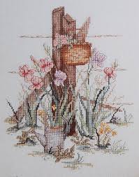 These wonderful cross stitch creations are the perfect projects to spruce up any room in your house. Paula Vaughan Vaughn Forgotten Basket By Leisure Arts Etsy Cross Stitch Patterns Cross Stitch Patterns Flowers Cross Stitch