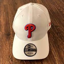 New Era Accessories Philadelphia Phillies Mlb Fitted White Cap Xxl Poshmark