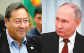 Arce y Putin refuerzan la cooperación en economía, comercio y energía