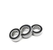Small Plastic Coating Bearing 604 608 Bearing Roller Wheels 8x28x7 4x16x5  6x26x10 No Noise Polyurethane Pu Rubber Coated Bearing