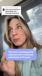 Replying to @chrissy #greenscreen Top 5 gentle cleansers from a licens...