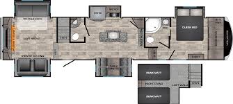 Volante Fifth Wheels Vl3861bl Floorplan Crossroads Rv In 2020 Floor Plans Fifth Wheel Wheel