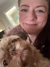 Elroy , Gracie and Izzy . My girl Gracie with her mom and dad . 💕💙💖💖