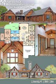 Build them as is, have us help you make changes or buy the pdf or cad files and modify them locally. Plan 18846ck Rustic Mountain Ranch House Plan Mountain House Plans Mountain Ranch House Plans Ranch House Plans
