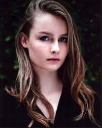 Olivia Dejonge Headshot In Black Photo Print
