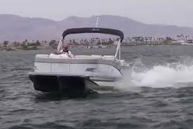pontoon boats in rough water  the