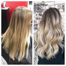 Platinum Neutral Cool Blonde Transformation Balayage Ombre Smudge Root By Askforamy Balayage Hair Blonde Medium Blonde Hair Makeup Blonde Hair Color