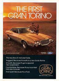 1972 Ford Gran Torino 2 Door Hardtop Car Ads Ford Vintage Cars