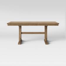 Maybe you would like to learn more about one of these? Cloverhill Farmhouse Dining Table With Extension Leaf Natural Threshold Target