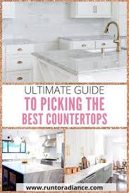 Natural stone countertops are a classic addition to any kitchen or bathroom. How To Pick The Best Kitchen Countertops The Ultimate Guide